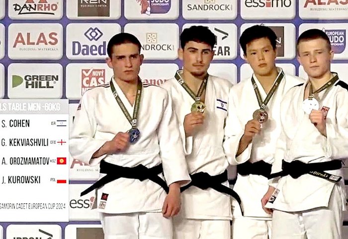 Дзюдоист из Кыргызстана завоевал бронзу на Кубке Европы среди кадетов