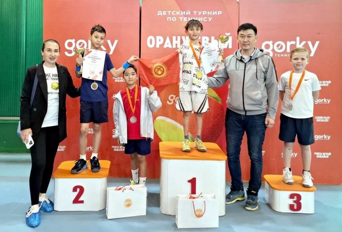 Юный теннисист Лев Батурский побеждает в Алматы!
