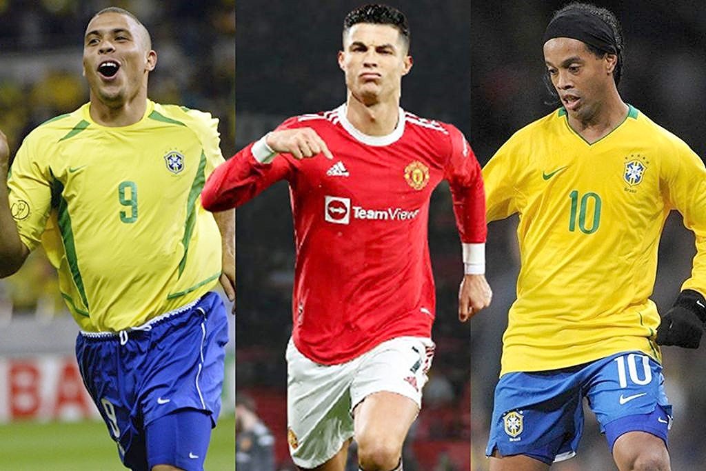 360 soccer. Роналду и Роналдиньо. Футбольная форма Роналдиньо. Роналдо Роналду и Роналдиньо фото. Роналдо бразильца и Роналдо португальца.