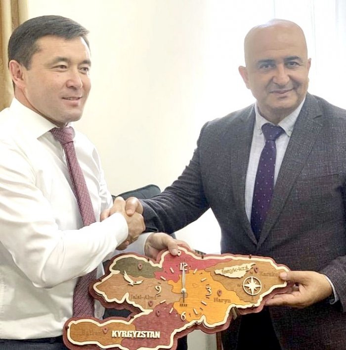 Канат Шабданбаев встретился с делегацией из Турции перед чемпионатом Азии по карате