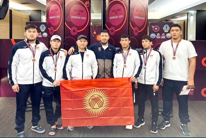 Сборная Кыргызстана по вольной борьбе завоевала 4 медали на чемпионате Азии (U-20)