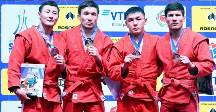 Чемпионат Азии по самбо в Ташкенте: у Кыргызстана - 11 медалей в первый день
