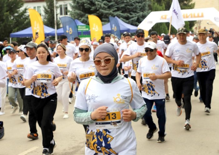 В Таласе прошел международный марафон