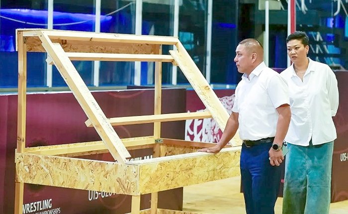 Готовимся к чемпионату Азии по борьбе!