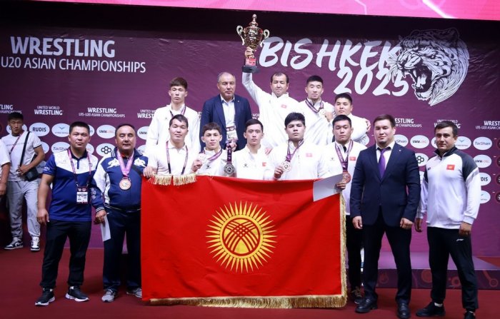 Чемпионат Азии по борьбе (U-20) в Бишкеке: у греко-римлян - семь наград!