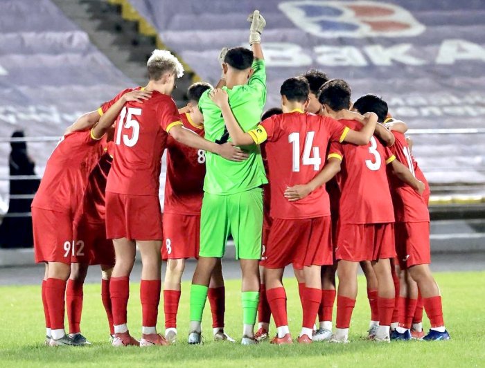 Сборная Кыргызстана (U-17) победила «Кайрат» (U-18)