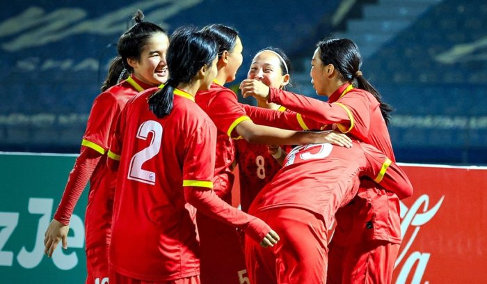 Отбор Кубка Азии (U-17) в Бишкеке: футболистки Кыргызстана победили Узбекистан! (обзор)