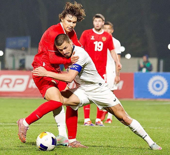 «Кубок Манаса» по футболу: Кыргызстан разгромно проиграл России и занял второе место