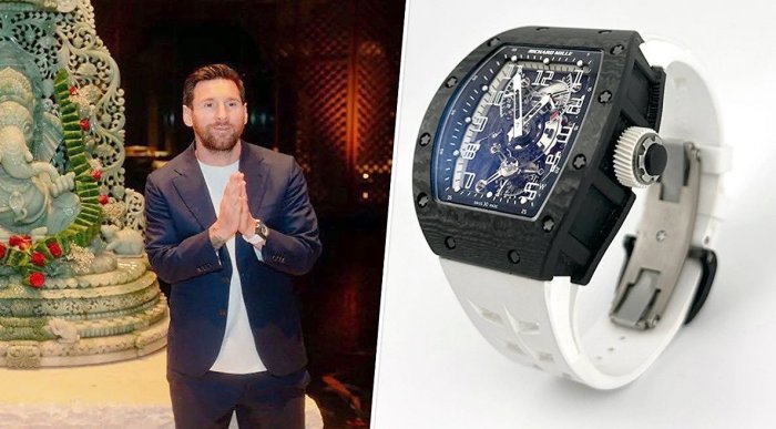 Месси в Индии подарили часы за миллион