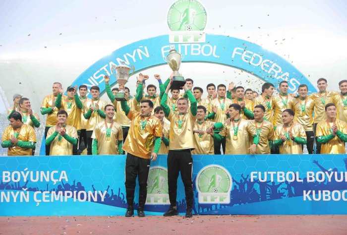 «Аркадаг» третий год подряд завоевал Кубок Туркменистана