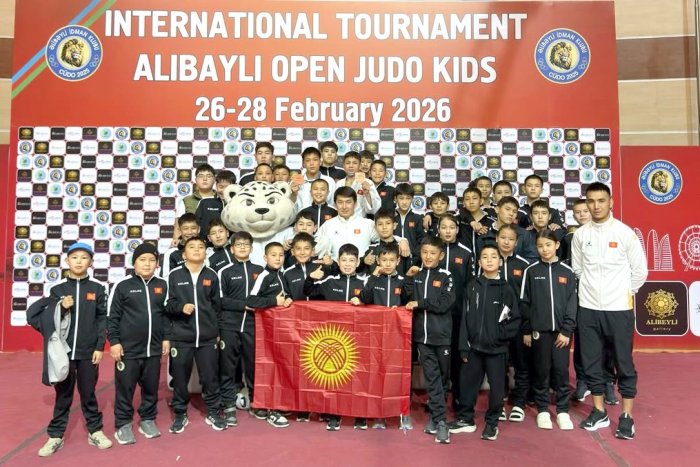Юные дзюдоисты из Кыргызстана выступили в Азербайджане