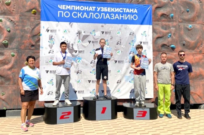 Чемпионат Узбекистана: медали скалолазов из Бишкека