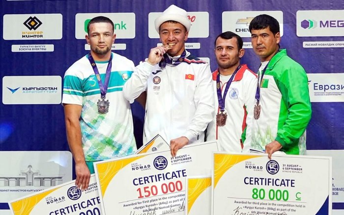 Всемирные Игры кочевников: итоги соревнований по кыргыз курошу